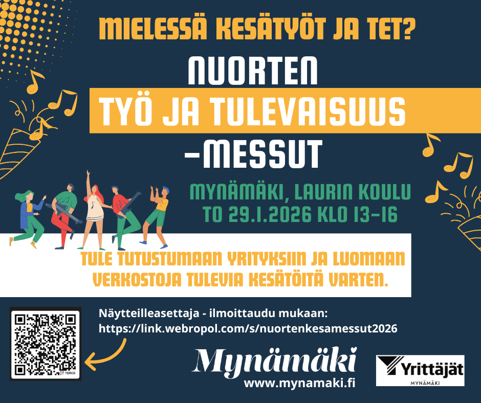 Nuorten kesätyömessujen mainoskuva